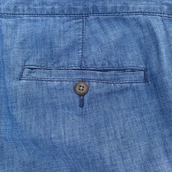 •GAP•Girlfriend Coupe Girlfriend•Ankle Length•Size 16/33•Chambray Linen-Look - Picture 3 of 7
